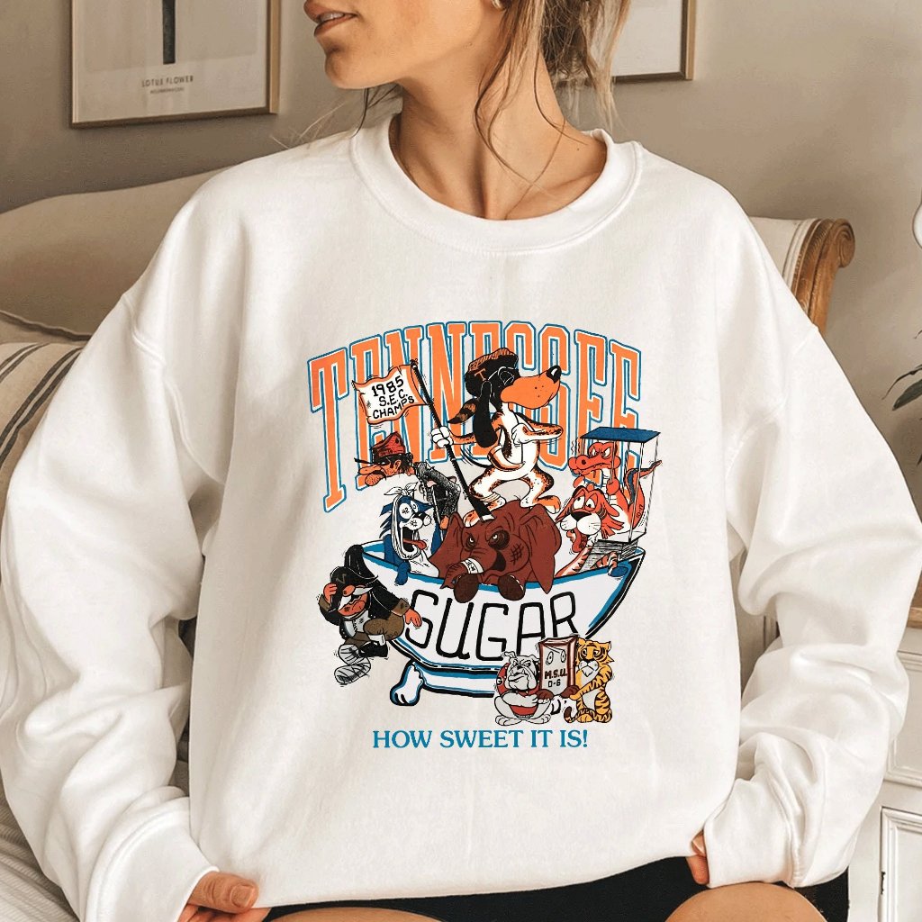 Vintage Tennessee Vols Football Sec Champions Sugar Bowl 1986 Sweater